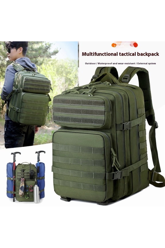 Outdoor Attack Tactical Backpack Multi-function Large Capacity,Jungle Digital