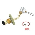 Outdoor BBQ Camping Stove Gas Refill Adapter Brass Cylinder Tank