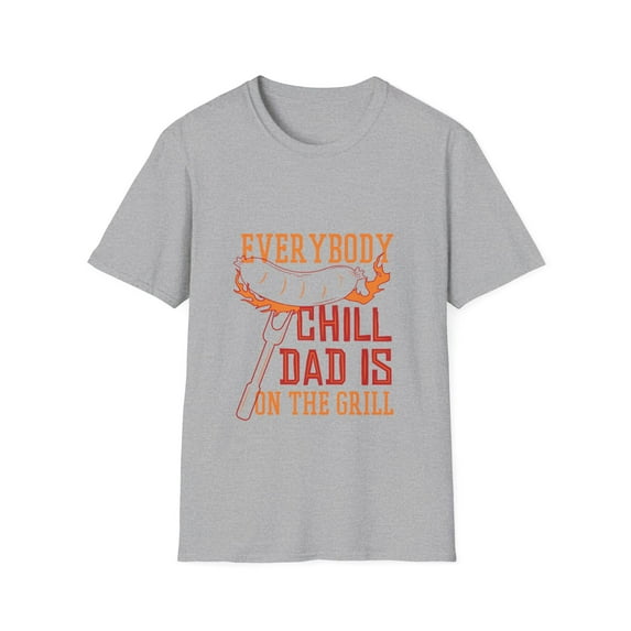 Outdoor BBQ Grill Dad Father Pop Grilling Shirt