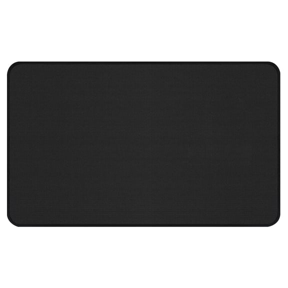 Outdoor BBQ Grill Mat - Nonstick Reusable Cooking Sheet for Backyard Charcoal or Gas Baking - Heat Resistant Easy Clean Patio Accessory Black 24X16 Inch