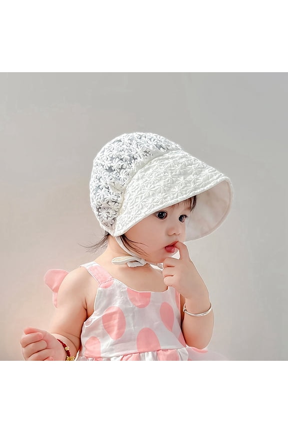 Outdoor Baby Sun Hat Summer Light Thin Children Cute Girl Cap UPF50+ Breathable Toddler Beach Adventure Travel Accessories Size 3-18 12 Months
