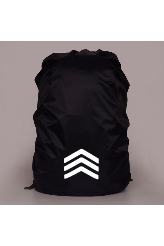 Outdoor Backpack Rain Cover Reflective Waterproof Raincover Case Elastic-Straps Black 8 17L/25 29L/30 40L/45 55L/60 70L M Fangkenuo