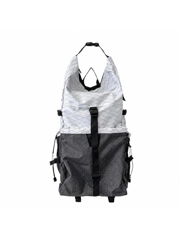 Outdoor Backpack with Composite Fabric and Separate Exterior Pockets Unisex