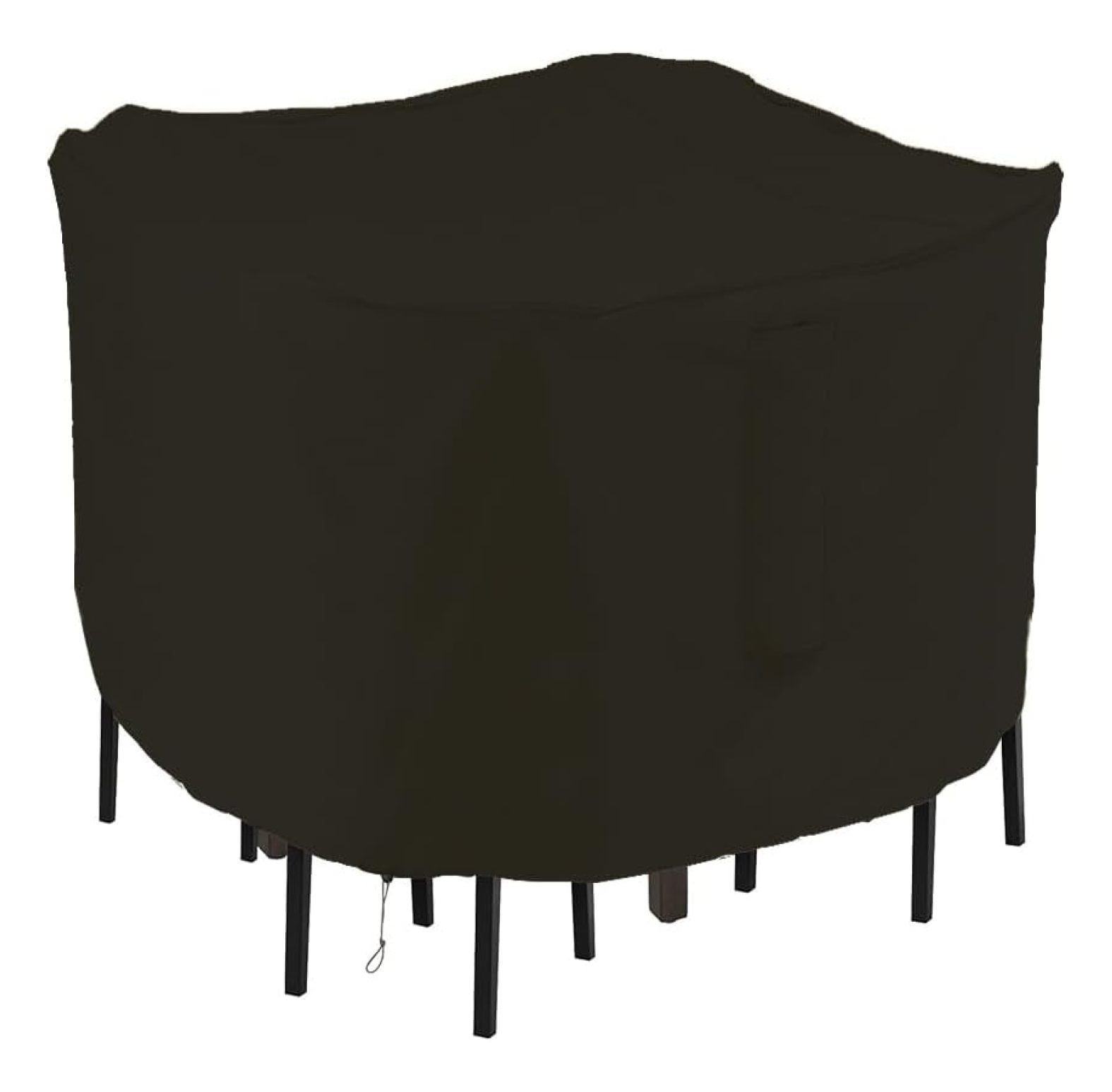 Outdoor Bar Height Dining Set Cover for 5 Piece Tall Square Bistro