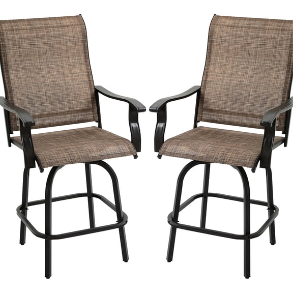 Outdoor Bar Stools with Sling / Cool Seating on Balcony