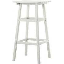 Outdoor Bar Table, HDPE Patio Bar Table, Weather Resistance Outdoor Balcony Table for Spas, Cafes, Swimming Areas, Lodges and Hotels