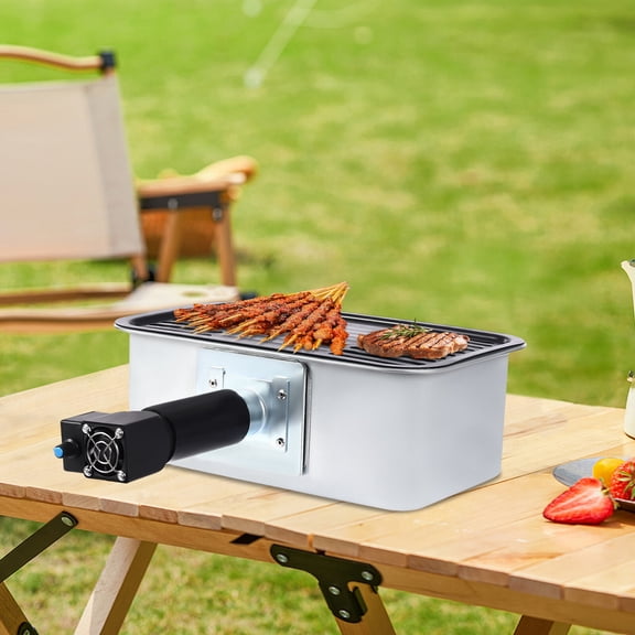 Outdoor Barbecue Grill Portable Barbecue Grill Camping Party Home Fan Grill