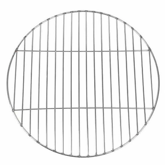 Outdoor Barbecue Grill - Round Design - Stainless Steel - Ideal for Camping, BBQs - Food Preparation - Portable