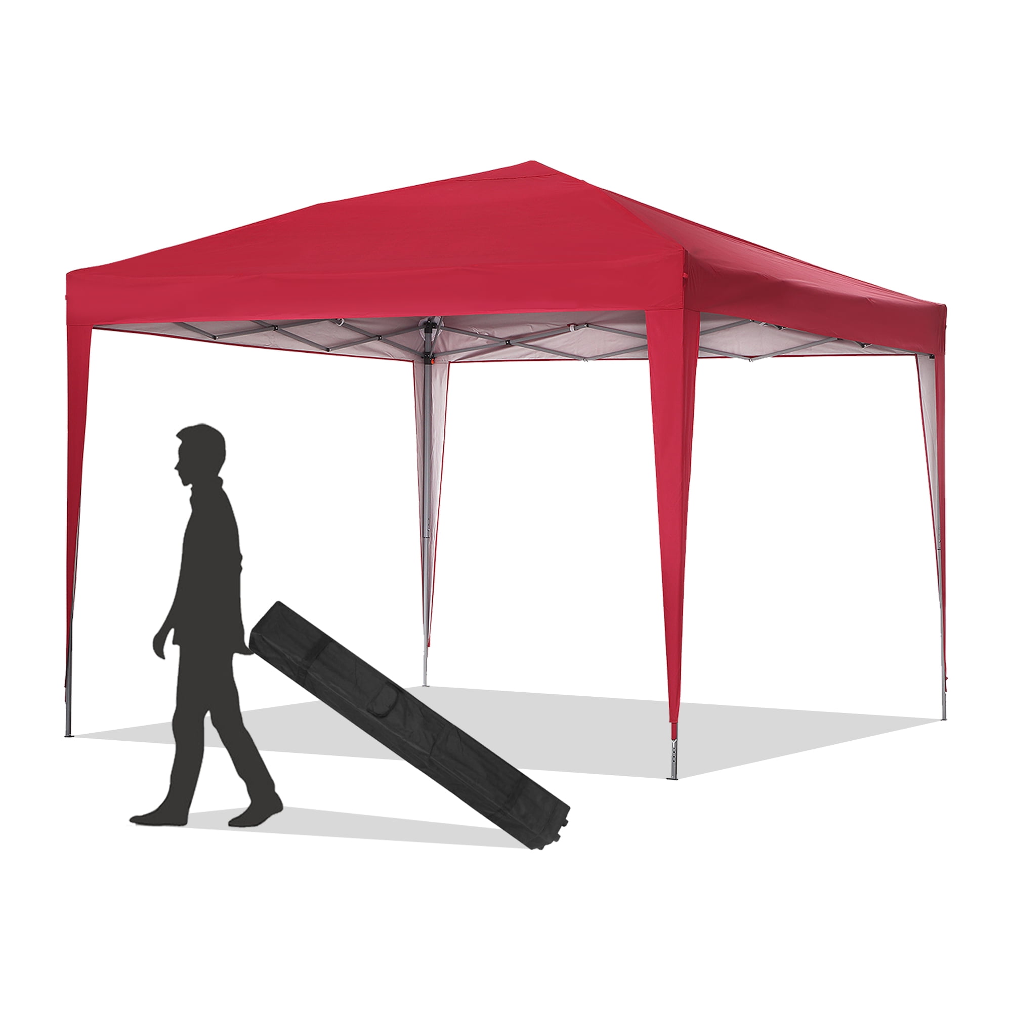 Pop N Work FX101012 Pop Up Tent, Roll-Up Door & X Frame, 10'x10