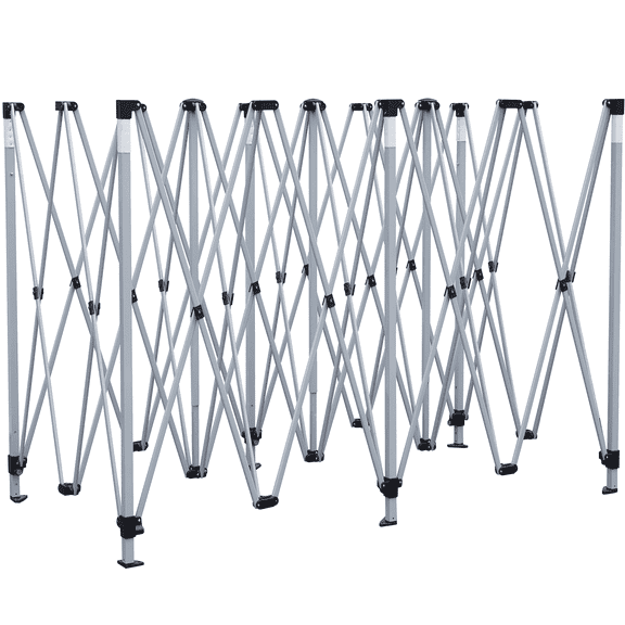 Outdoor Basic 10x20 Canopy Tent Frame Replacement,3 Height Adjustable Frame,Frame Only