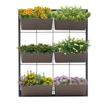 Wdminyy Flower Pot Clearance Sale！ Fabric Raised Garden Bed Rectangle ...