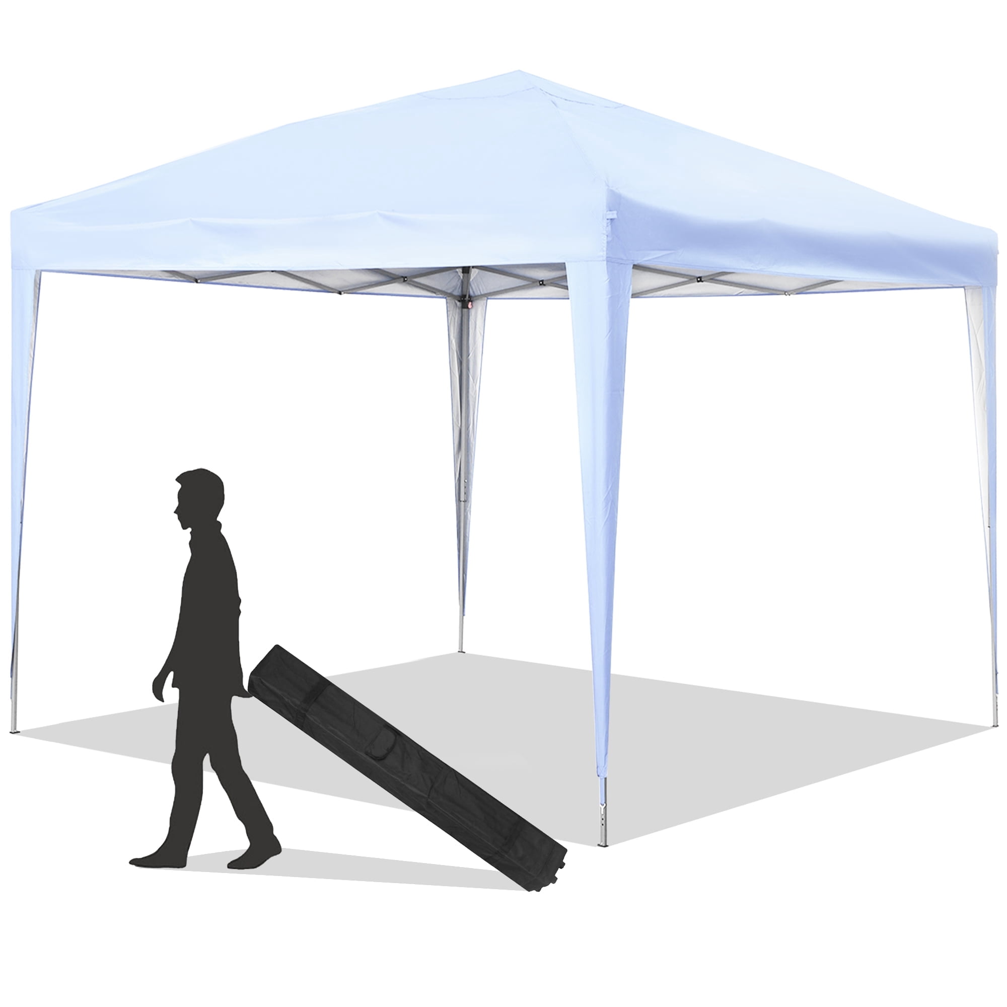Outdoor Basic 8/10-Person Pop-Up Canopy Tent with Carry Bag