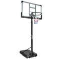 thumbnail image 1 of Outdoor Basketball Hoops Portable Basketball Hoop Backboard System Stand Height Adjustable 6.5ft - 10ft with 44 Inch Backboard and Wheels for Adults Teens Outdoor Indoor Basketball Goal Game Play Set, 1 of 7