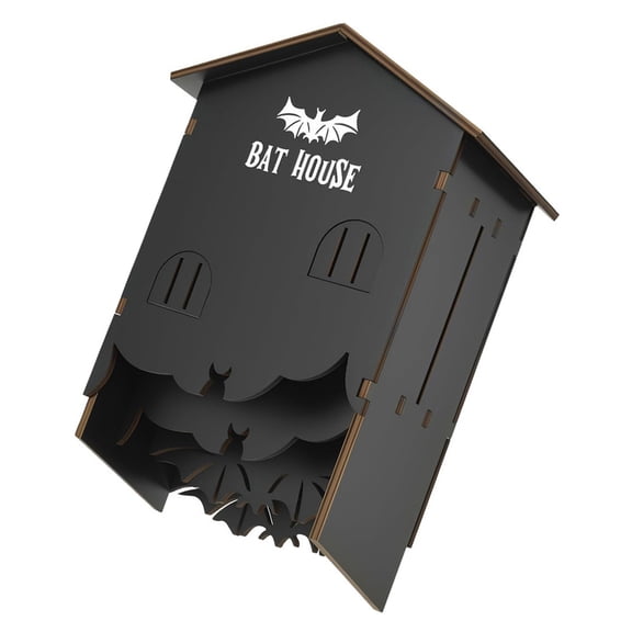 Outdoor Bat Habitat House Weather Resistant Bat Shelter With Smooth For Yard Or Patios Mounting
