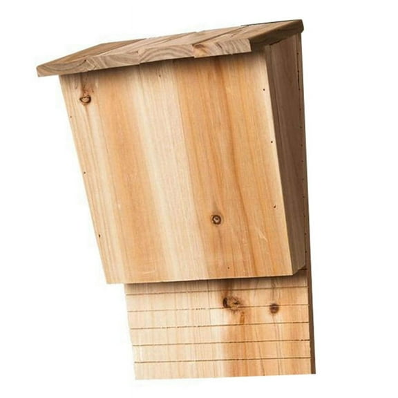 Outdoor Bat House Habitat Box Wooden Decorative Shelter Nest Garden