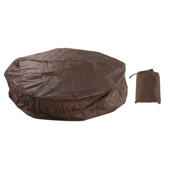 Outdoor Bathtub Cover, Durable, Tear, Round Design For All,Season Protection