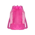 thumbnail image 1 of Outdoor Beach Bag, Large Capacity Mesh Drawstring Backpack, Sand Free Storage Pouch For Swimming And Summer Travel Needs, 1 of 6
