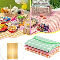 Outdoor Beach Mat Picnic Blanket | Large Portable Foldable Waterproof Sandproof Quilted Padding | Damp-Proof Easy-Clean | Camping Hiking Beach Sunbathing Mat | 1 Pack