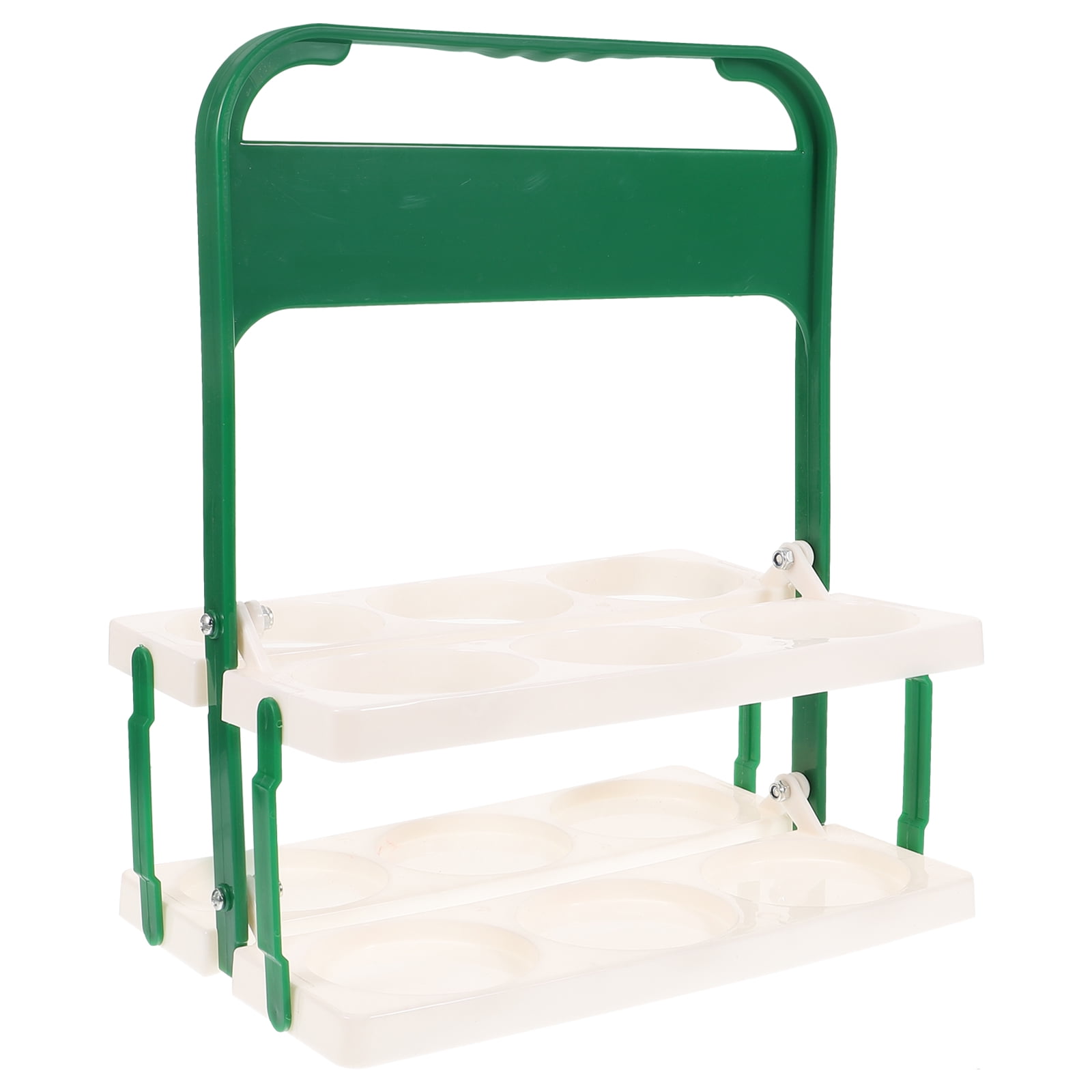 Outdoor Beer Bottle Rack Portable Large Drink Holder Collapsible Beer