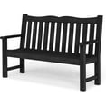 Outdoor Bench, 2Person Garden Benches for Outdoors, AllWeather HIPS