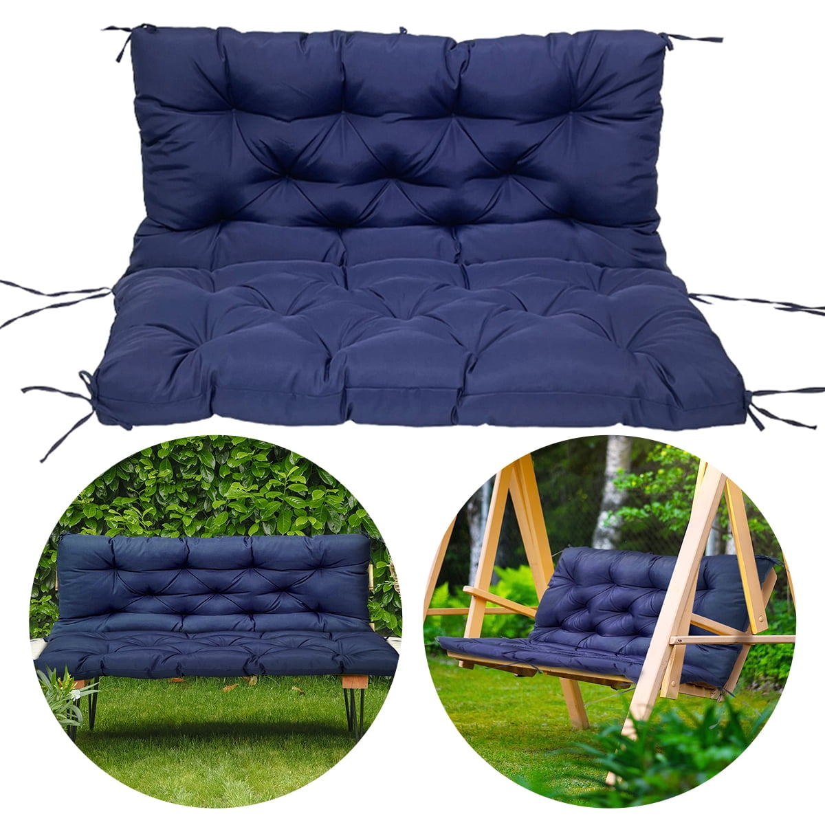 jjdz1018-blue-107x46 idee-home Outdoor Bench Cushion 42 inch