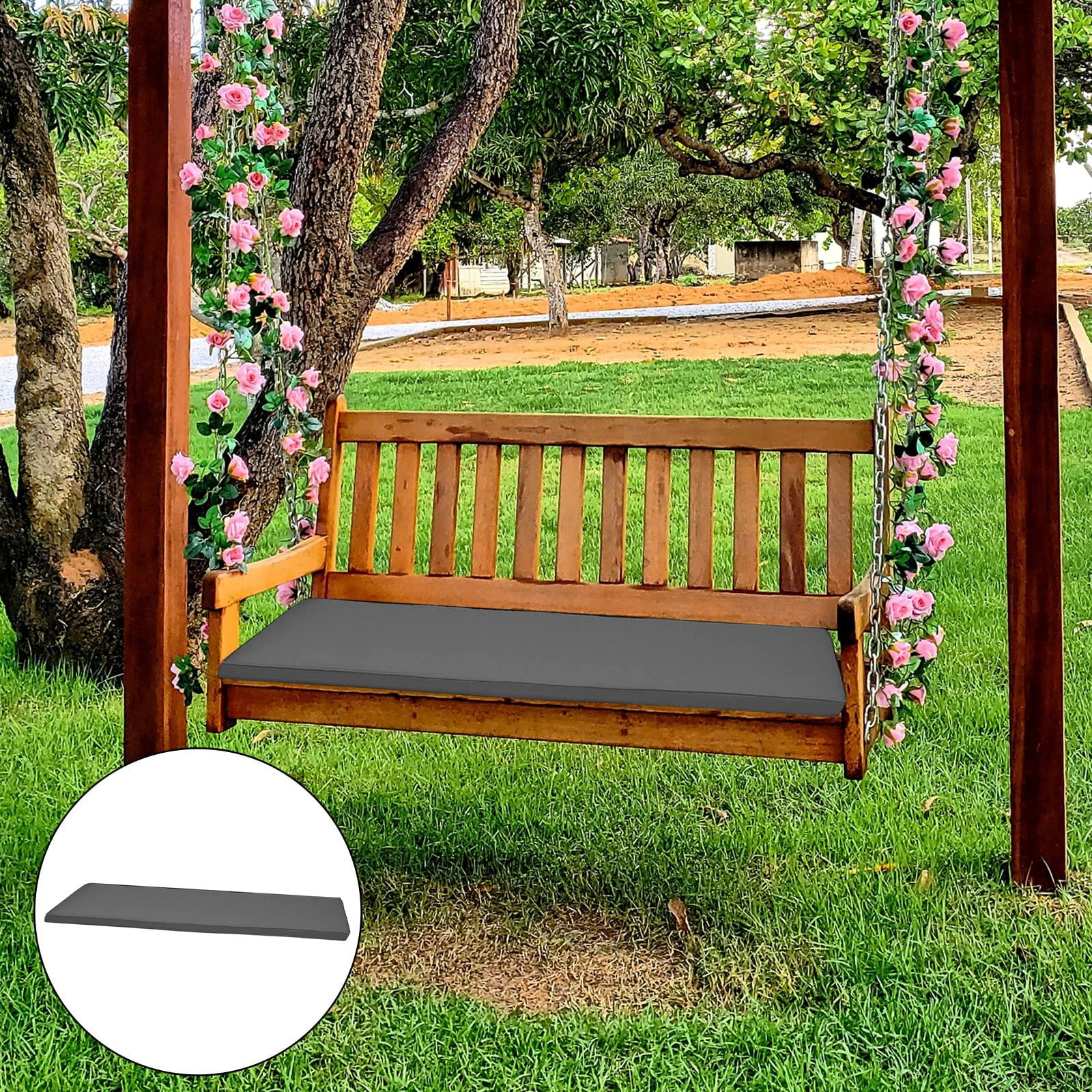  Outdoor/Indoor Bench Cushion with Backrest, 2 or 3 Seater  Garden Swing Chair Cushions Soft Thick Comfy Bench Pads Lounger Replacement  Seat Mat with Pillow for Garden Furniture Patio : Patio, Lawn