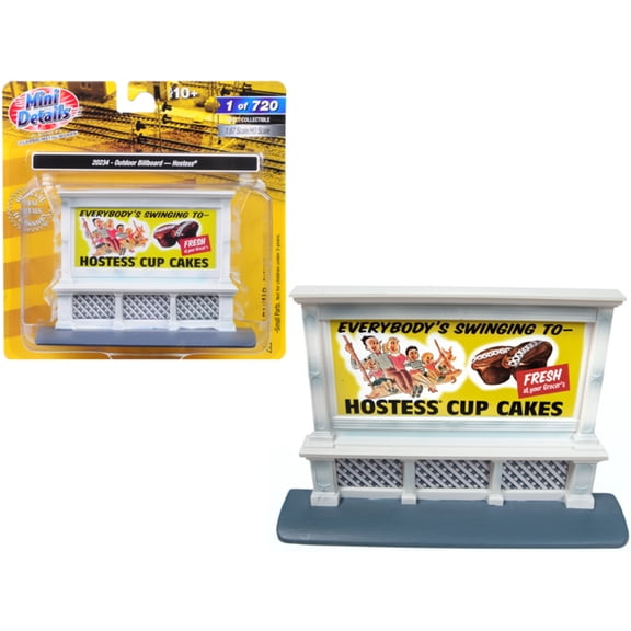 Outdoor Billboard Hostess For 1/87 (ho) Scale Models By Classic Metal Works 20234