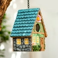 thumbnail image 1 of Outdoor Bird Houses Hand-Painted Birdhouses for Outdoor Hanging Bird Feeders House, Decorative Bird Nest for Garden Indoor Gift, Bird House, 1 of 12
