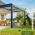 thumbnail image 1 of Outdoor Bird Repellent Device Hanging Silver Reflective Rotary Wind Driven Bird Scarer Rod for Garden Yard Farm Anti-Bird Protection Deterrent Tool, 1 of 6