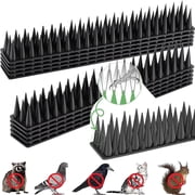 Outdoor Bird Spikes 20pcs, 18.7 Feet 5.7M Squirrel Raccoon Pigeon Cat Animal Deterrent Spikes, Keep Birds & Animals Away