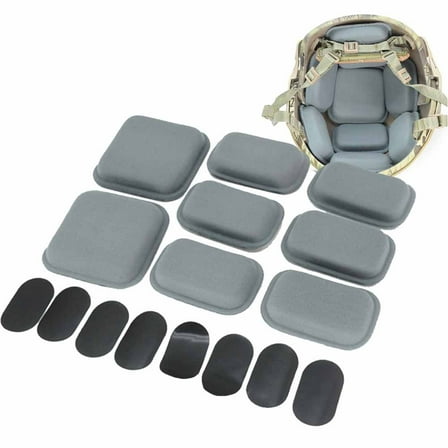 Outdoor Black Gel Pads Helmet Pad Hunting Memory Foam Military Pads Protective Pad Protector Tacticals Fma Helmet