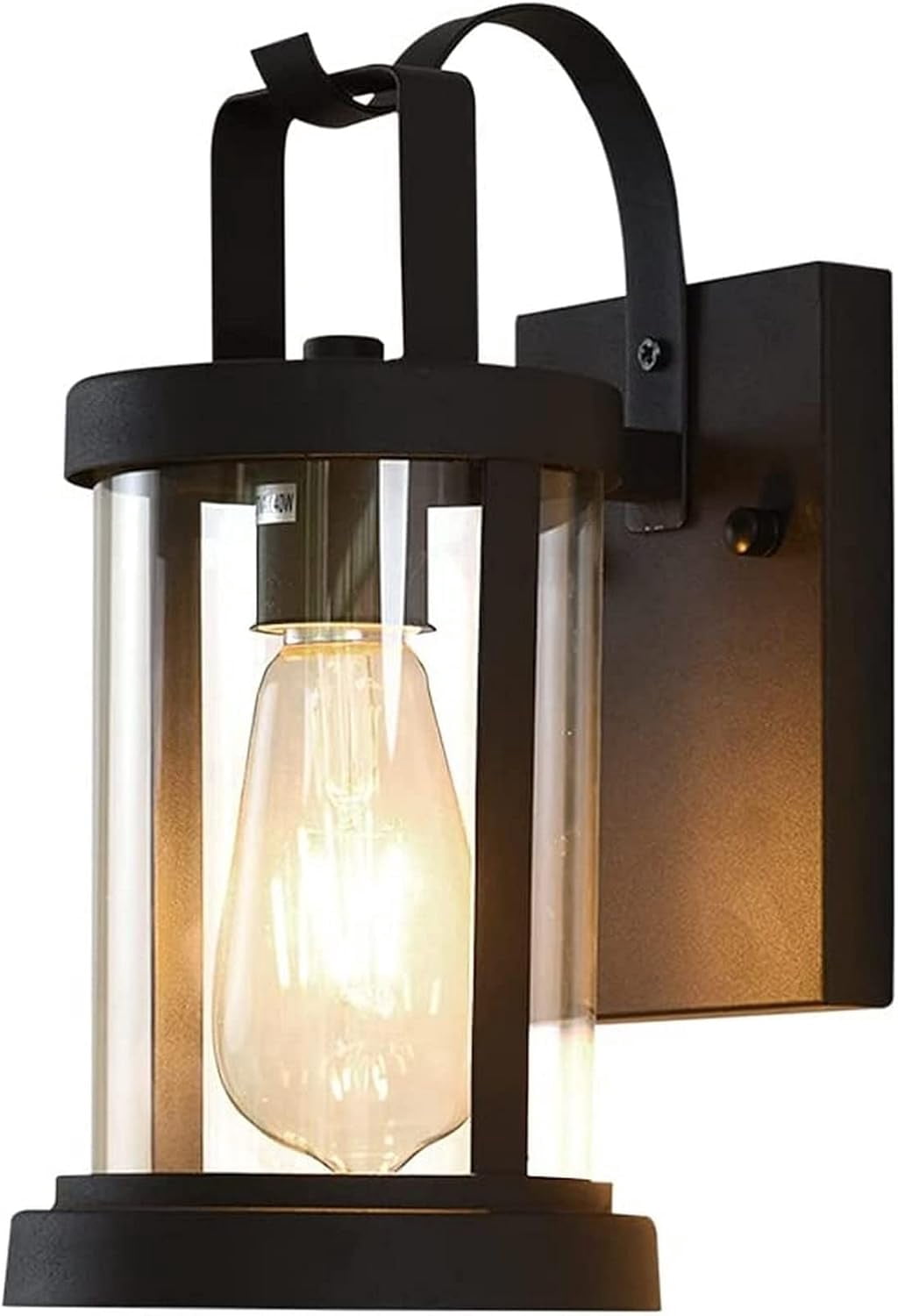 Outdoor Black Outdoor Wall Lamp Traditional Coach Lantern Waterproof ...
