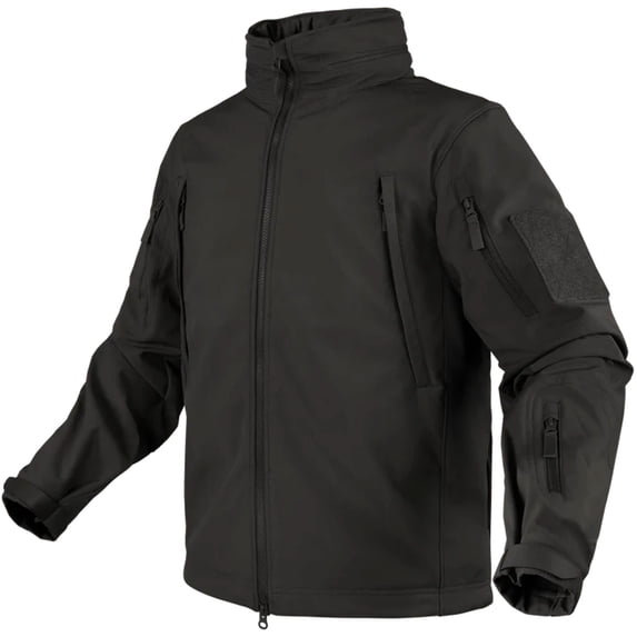 Outdoor Black Summit Soft Shell Jacket - XL