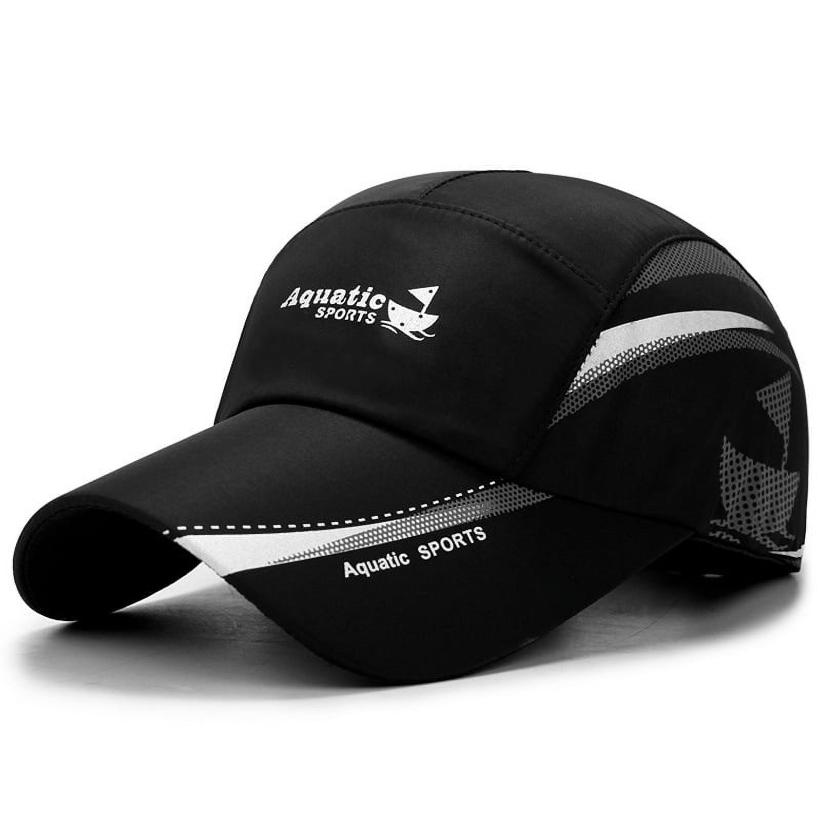 Baseball Cap Black Mesh Hat Sun And Rain Golf Ball Cap For Men Women Croogo Quick Dry 5 Panel Hat Baseball Cap UV Waterproof Dad  main image 2