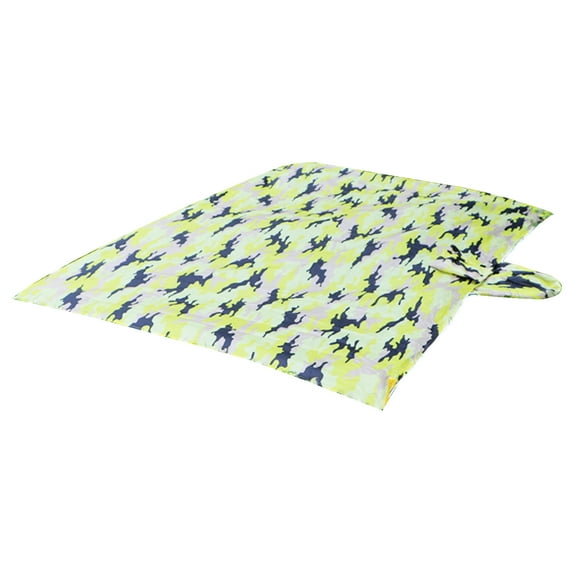 Outdoor Blanket, Waterproof Plaid Cloth Blanket Rainproof, Windproof Picnic Camping Backpacking Blanket Hooded Mat Rain Poncho Blanket Pet Blanket