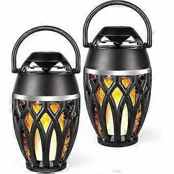 Outdoor Bluetooth Speaker - 2 Pack, Flame Effect, Ipx5 Waterproof, Party Decor