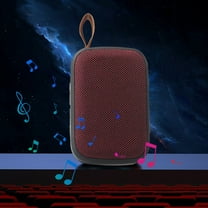 Outdoor Bluetooth Speaker, Portable Plug-in Card Stereo, FM Radio, 3W Speaker, 300mAh Rechargeable Battery, Wireless Music Player with USB/TF Support