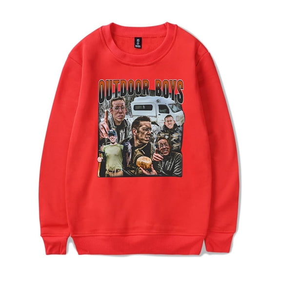 Outdoor Boys Sweatshirt Women Man O-neck Long Sleeve 2025 New Fashion Casual Streetwear