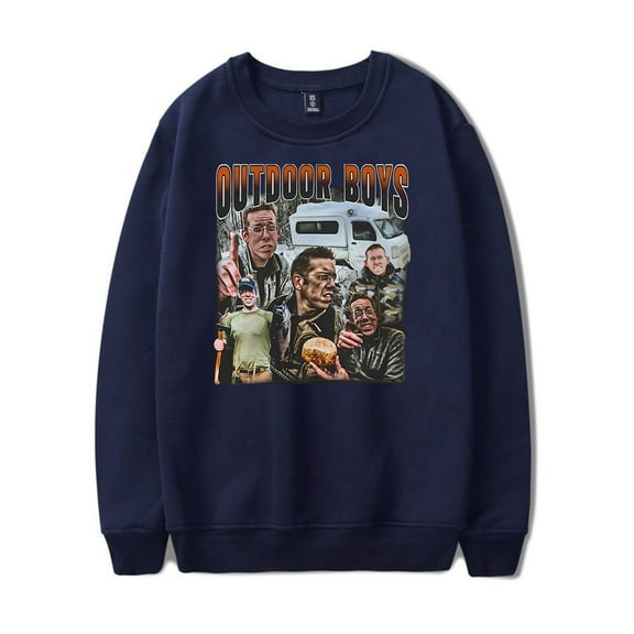 Outdoor Boys Sweatshirt Women Man O-neck Long Sleeve 2025 New Fashion Casual Streetwear