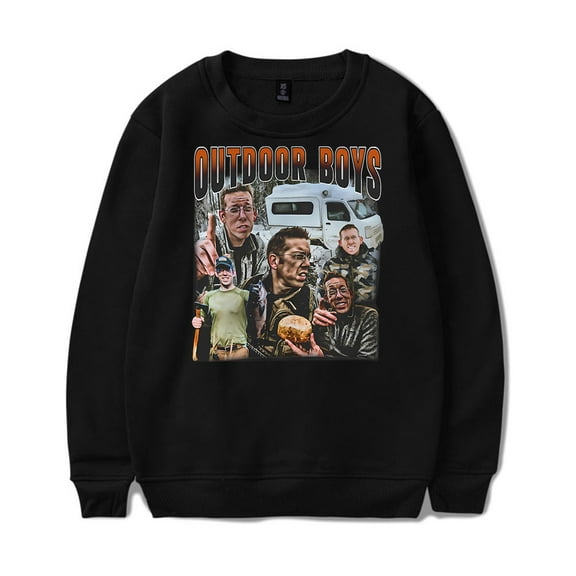 Outdoor Boys Sweatshirt Women Man O-neck Long Sleeve 2025 New Fashion Casual Streetwear