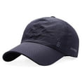 thumbnail image 1 of Outdoor  Breathable Adjustable Mesh Quick Dry Fishing Hat Sun Visor Snapback Hat Baseball Cap NAVY BLUE BREATHABLE STYLE, 1 of 8
