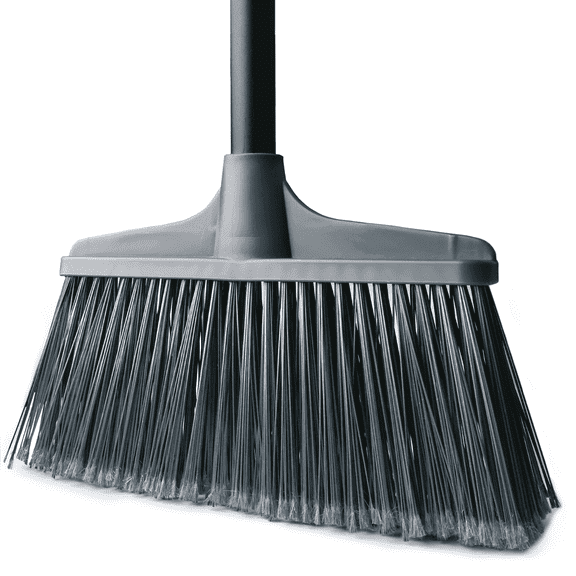 Outdoor Indoor Broom for Floor Cleaning - 54 inch Outside Indoor Broom, Medium-Hardness Bristles Brooms for Sweep Outdoor, Angle Brooms for Floors Applied to Yards, Garages, Patios, and Walkways, etc