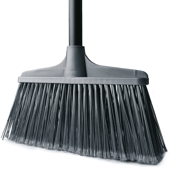 Outdoor Indoor Broom for Floor Cleaning - 54 inch Outside Indoor Broom, Medium-Hardness Bristles Brooms for Sweep Outdoor, Angle Brooms for Floors Applied to Yards, Garages, Patios, and Walkways, etc