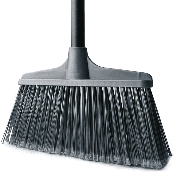 Outdoor Indoor Broom for Floor Cleaning - 54 inch Outside Indoor Broom, Medium-Hardness Bristles Brooms for Sweep Outdoor, Angle Brooms for Floors Applied to Yards, Garages, Patios, and Walkways, etc