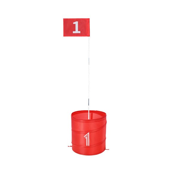 Outdoor Bucket Golf Game - 6 Hole Backyard Golf Set for Family and Friends - Perfect for Lawn and Garden