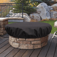 Outdoor Built In Fire Pit Cover for InGround Waterproof Heavy Duty