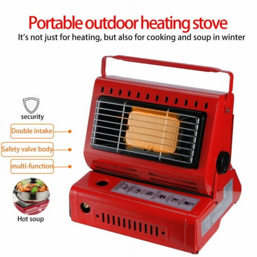 Outdoor Butane Heater Space Heater for Camping Tents Portable Camping Stovecamping heater propane heater indoor safe butane for portable heater Red Walmart Business Supplies