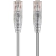 thumbnail image 1 of Outdoor CAT5E (Cat 5e) LAN Network Ethernet Cable, Solid Copper 24AWG 4-Pair UTP, Strain Relief Boots, RJ45 Gold Plated Connectors, CMX Rated, UL ETL, Made in USA (55 ft Gray), 1 of 1