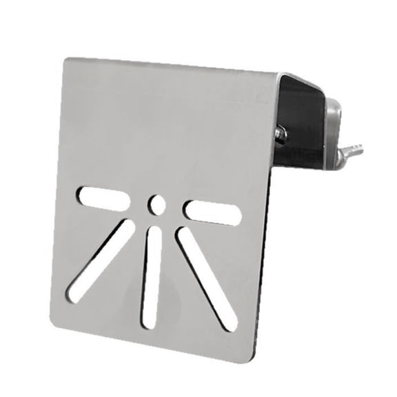 Corner Mount Bracket for Surveillances Cameras White Metal Rusts Resistant for Long Outdoor Installations
