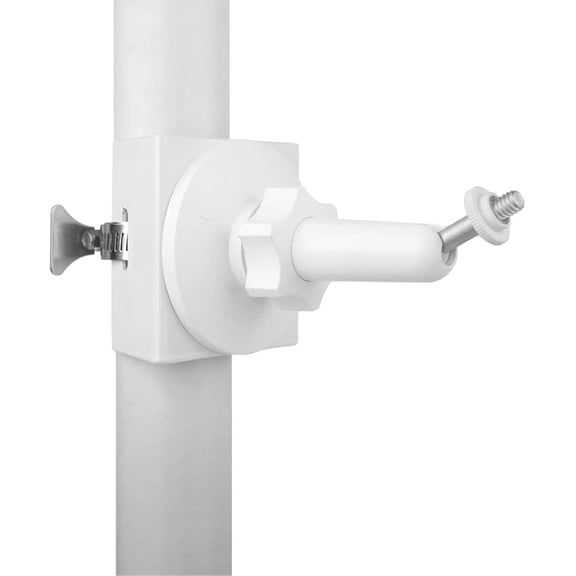 Outdoor Camera Mount, Pole Mount Bracket for Security Cameras, Battery Cameras, Outdoor Trail Camera or Solar Panels, 360 Rotating Adjustable Surveillance Camera Bracket